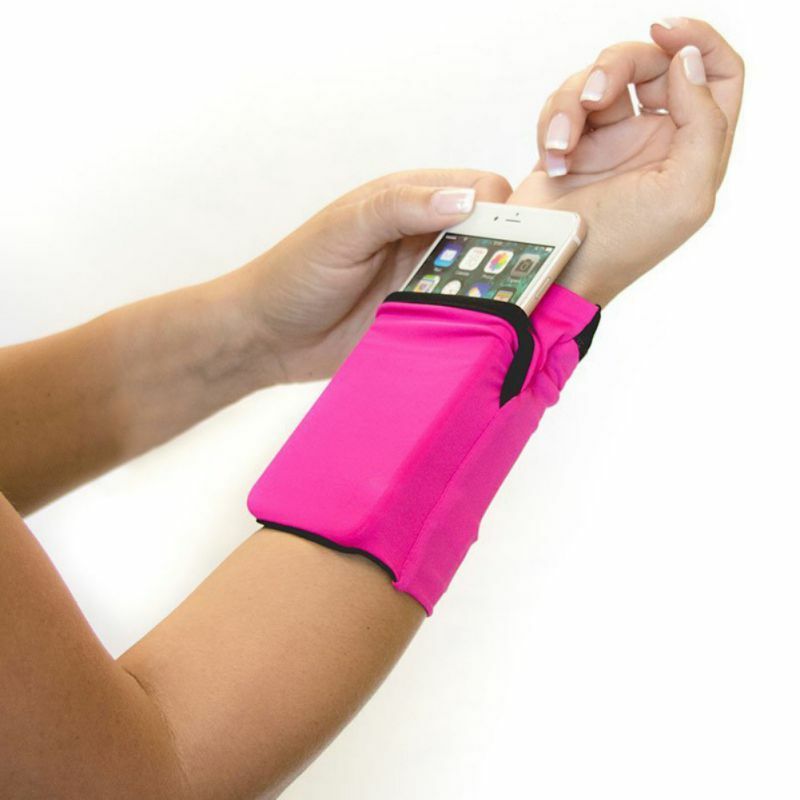 Saco de braço ultra-fino anti-deslizamento pulseira braçadeira de pulso titular bolsa de telefone sacos de desporto para fitness correndo ciclismo