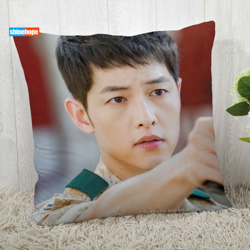 Song Joong Ki  Pillow Cover Customize Star Pillowcase Modern Home Decorative Pillow Case For Living Room 45X45cm,40X40cm