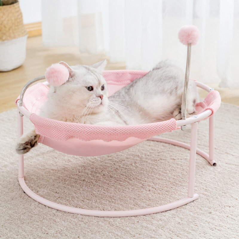 New Cat Bed Cat Hammock Breathable Mesh Four Seasons Universal Summer Removable And Washable Winter Warm Cat Bed