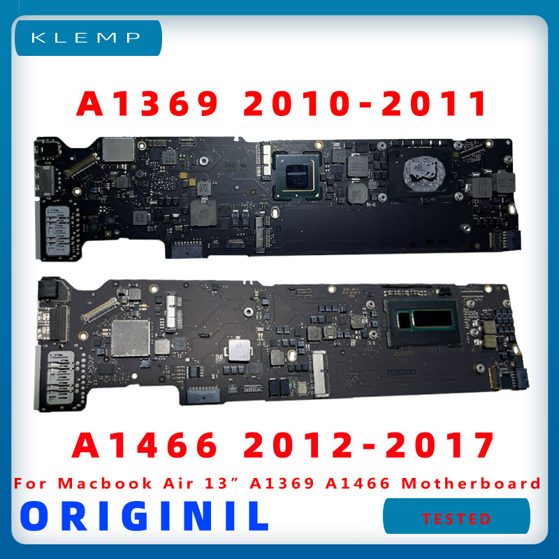 Placa base probada A1369 A1466 Core 2 i5 i7 4GB 8GB para Macbook Air 13 "A1466 Logic Board 2011 2012 2013 2014-2017 Año