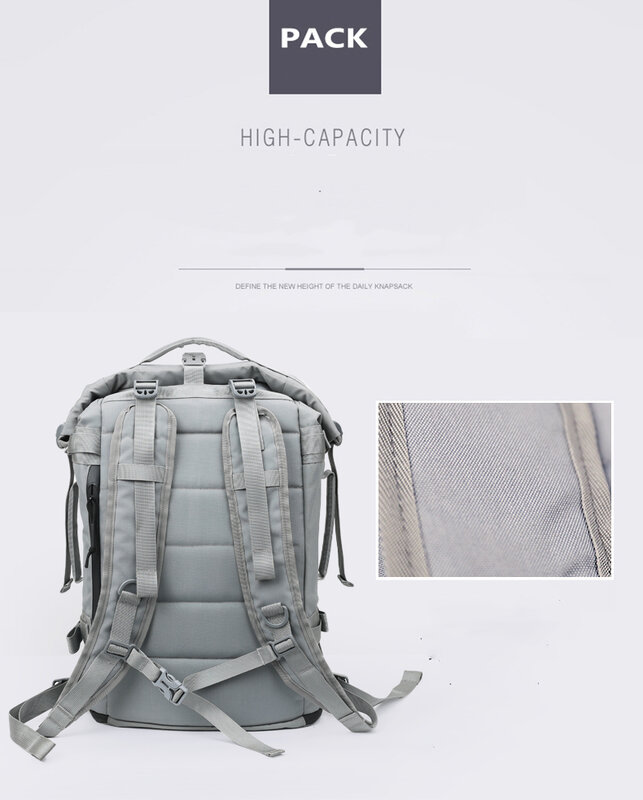 Водонепроницаемый рюкзак для альпинизма, 40 л водонепроницаемый спортивный рюкзак, походный рюкзак для кемпинга, треккинг, Треккинговая сумка, унисекс