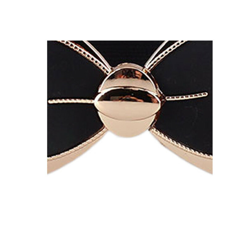 نساء فراشة Bowknot مشبك حزام واسعة مطاطا تمتد حزام خصر حزام خمر المرأة فستان اكسسوارات
