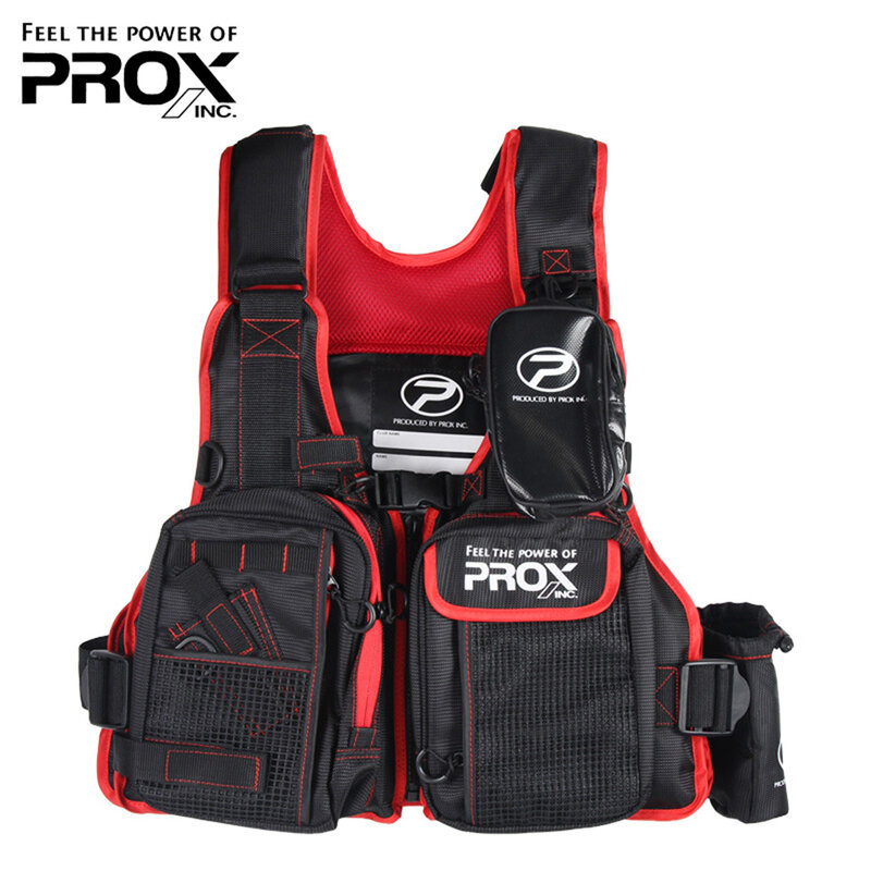 PROX – gilet de pêche Original, vêtements de pêche multifonctionnels, sacs de rangement de matériel de pêche Multiple