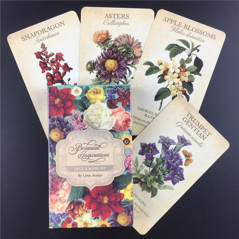 Botanical Inspiration Tarot Board Game Toys Oracle Rider Waite Divination Prophet Prophecy Card Poker Gift Prediction Oracle