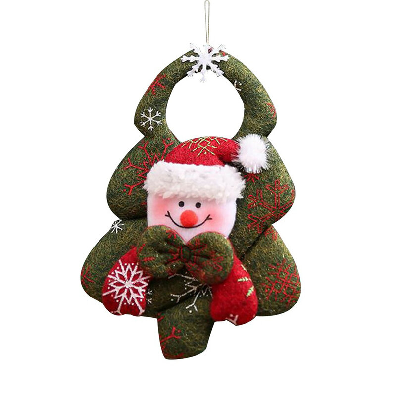 クリスマスの木のドアの装飾,かわいいおもちゃ,マンタカ,クリスマスプレゼント,家の装飾,2021