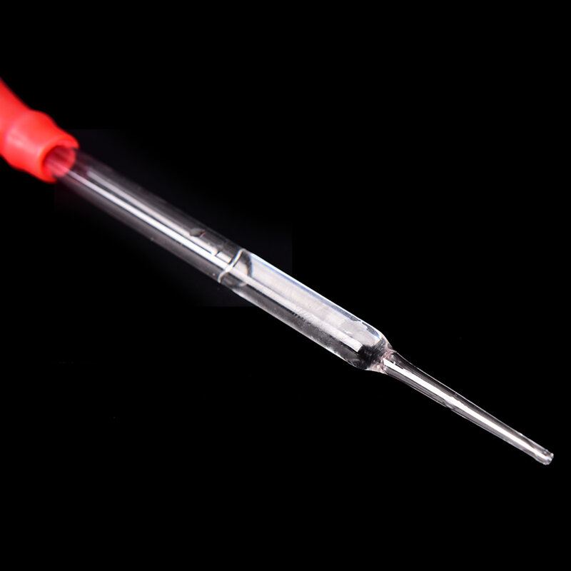 2 Pc/lot 9Cm/10Cm/12Cm/15Cm/20Cm Percobaan Kaca Panjang Tahan Lama Pipet Transfer Pipet Medis dengan Persediaan Laboratorium Gosok Merah