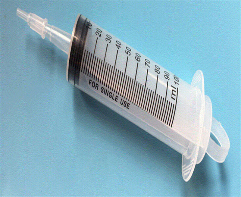 100ml seringa reutilizável grande hidroponia nutriente estéril saúde ferramentas injector de medição cão gato alimentação acessórios