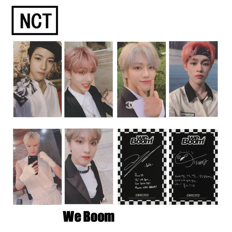 Kpop Bangtan Boys Polaroid Exo Redvelet ، Nct127 Nct ، معرض Dream SJ مع نفس بطاقات صغيرة ذاتية الصنع ، ملحقات مجموعة Kpop Bangtan Boys