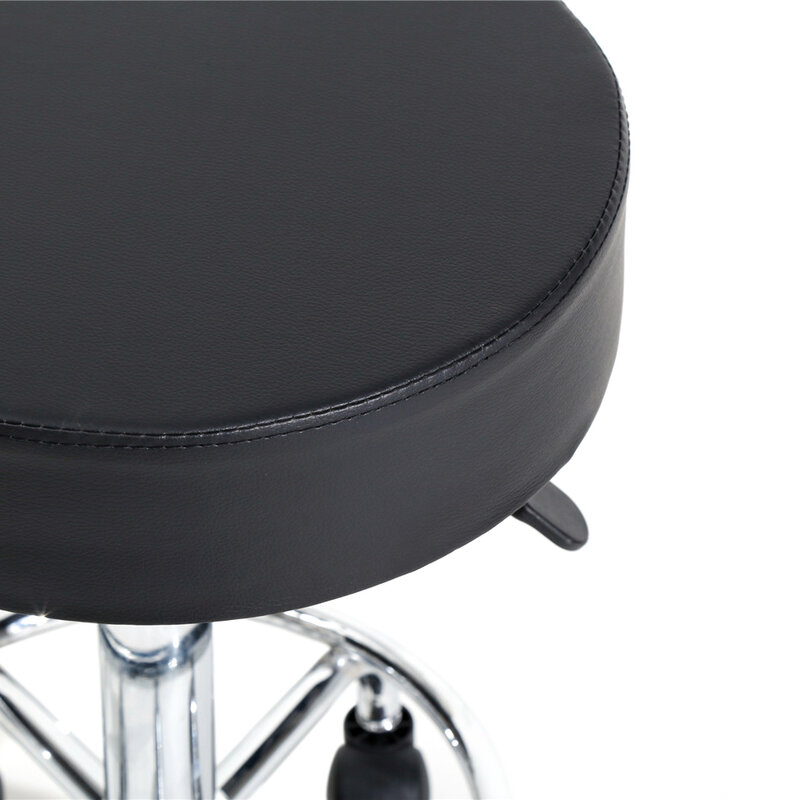 360 درجة قابل للتعديل مقعد دائري Ha Ha قدم دوران بار البراز الأسود كرسي بار بدون مسند لليد بار البراز الحديثة
