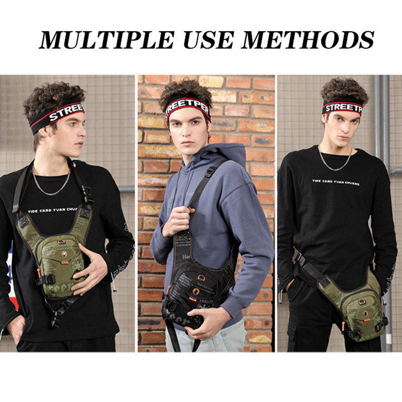Camouflage Military Tactical Drop Leg Bag Tool Fanny Thigh Men Waist Pack Male Motorcycle Riding Outdoor Running Bag Chest Bag