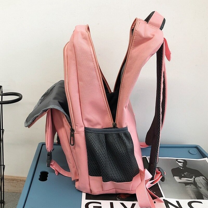 Школьные ранцы для девочек-подростков, вместительный рюкзак из ткани Оксфорд, водонепроницаемые Женские портфели с высокой спинкой, 2021