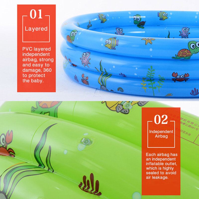 Piscina inflável para bebês, portátil, para áreas externas, banheira, piscina seca para crianças