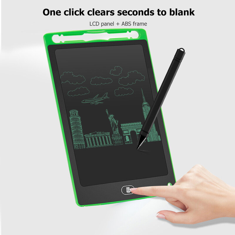 울트라 얇은 디지털 LCD 필기 태블릿 휴대용 전자 태블릿 보드 8.5 인치 드로잉 패드 보드 펜