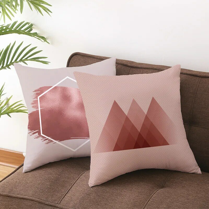 Pink Walnut Decorative Cushion Cover Pillow Case Sofa Pillowcase Living Room Decoration Nordic Throw Cushion Covers Home Decor
