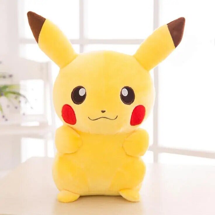 Mainan Mewah Pikachu Kualitas Tinggi 20Cm Mainan Boneka Pokemon Mainan Anime untuk Boneka Anak-anak untuk Anak-anak Hadiah Ulang Tahun Bayi Anime