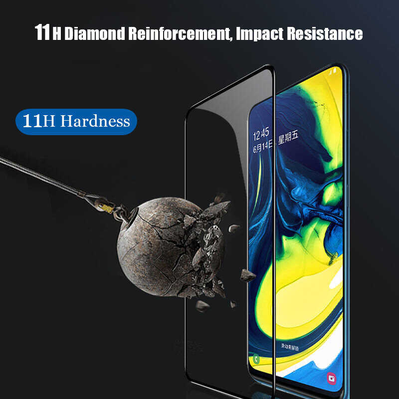 21D de vidrio templado para Samsung Galaxy A51 A10 A20 A30 A41 A50 A60 A70 A80 A90 A71 5G Protector de pantalla M10 M30 M20 M21 M31 S20 FE