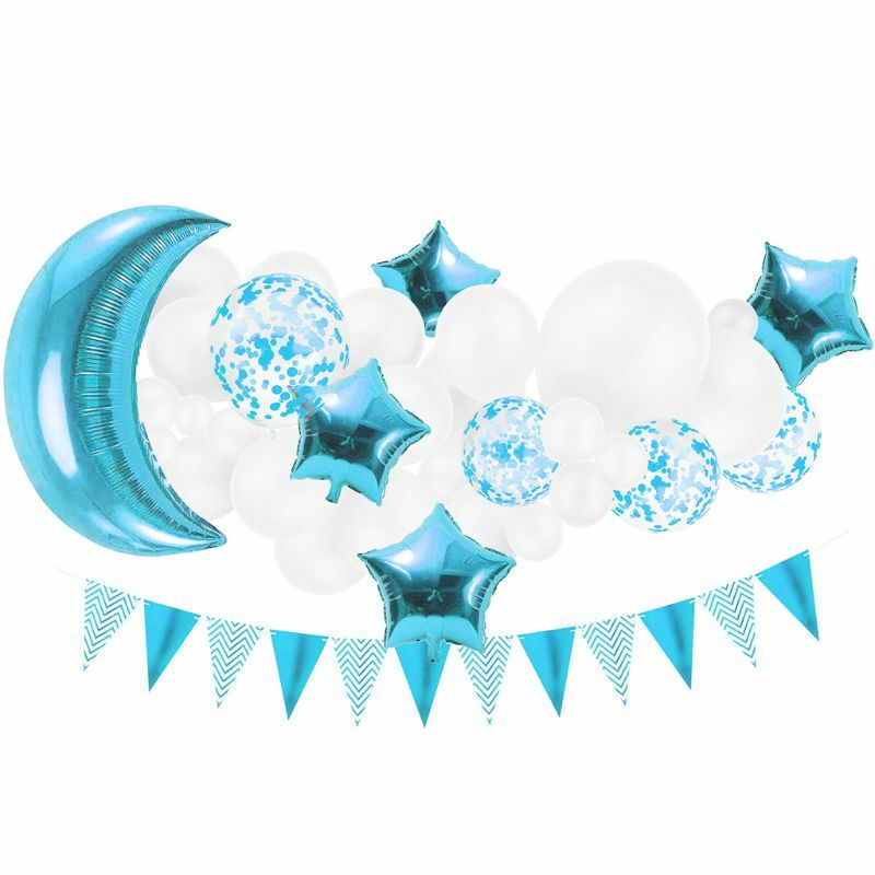 Латексные воздушные шары, набор из 44 предметов, вечерние принадлежности для украшения, выпускной, свадьба, день рождения, E15E