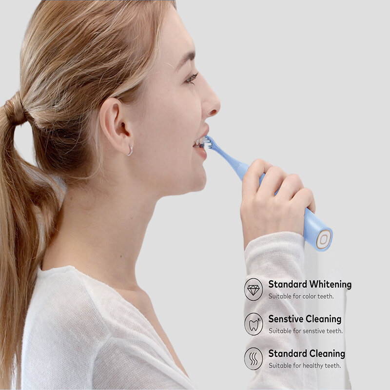 11NONV（-10$) STOPATI10（-8€)Oclean f1 sonic escova de dentes elétrica ipx7 à prova dwaterproof água 3 modos para adulto inteligente escova de dentes carregamento ultra sônico automático rápido