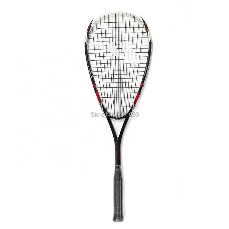 Rakieta do squasha z czystego grafitu Speedminton-pełny wymiar z wytrzymałymi sznurkami Crossminton Speed Badminton