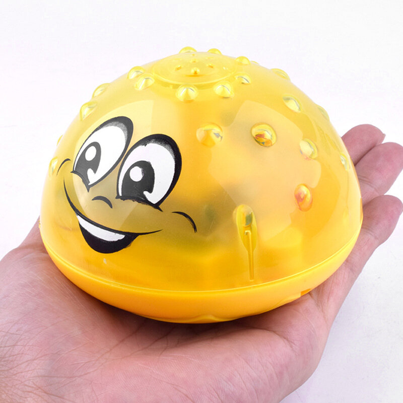 Heißer verkauf Schöne LED Blinkt Bad Spielzeug Ball Wasser Squirting Sprinkler Baby Bad Dusche Kinder Spielzeug