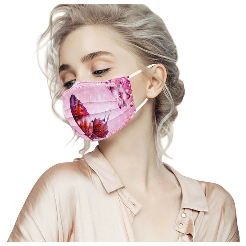 Unisex Disposable Face Mask 3 Ply Ear Loop Face Mask Industrial Masks Adult Dustproof Windproof Mouth Mask Masque Mascarillas