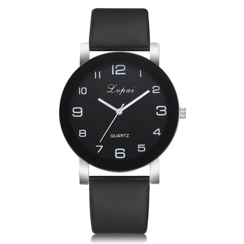 Lvpai pulseira de couro de quartzo relógio de pulso analógico relógio de pulso de moda feminina de negócios relógios femininos bracelet watches watches watches
