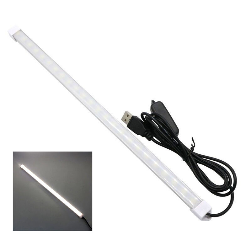 Usb On/off Switch Led Rigid Strip Lights 35cm 24leds 5v Smd 5630 Hard Bar Tube Light Warm White Color Not Waterproof