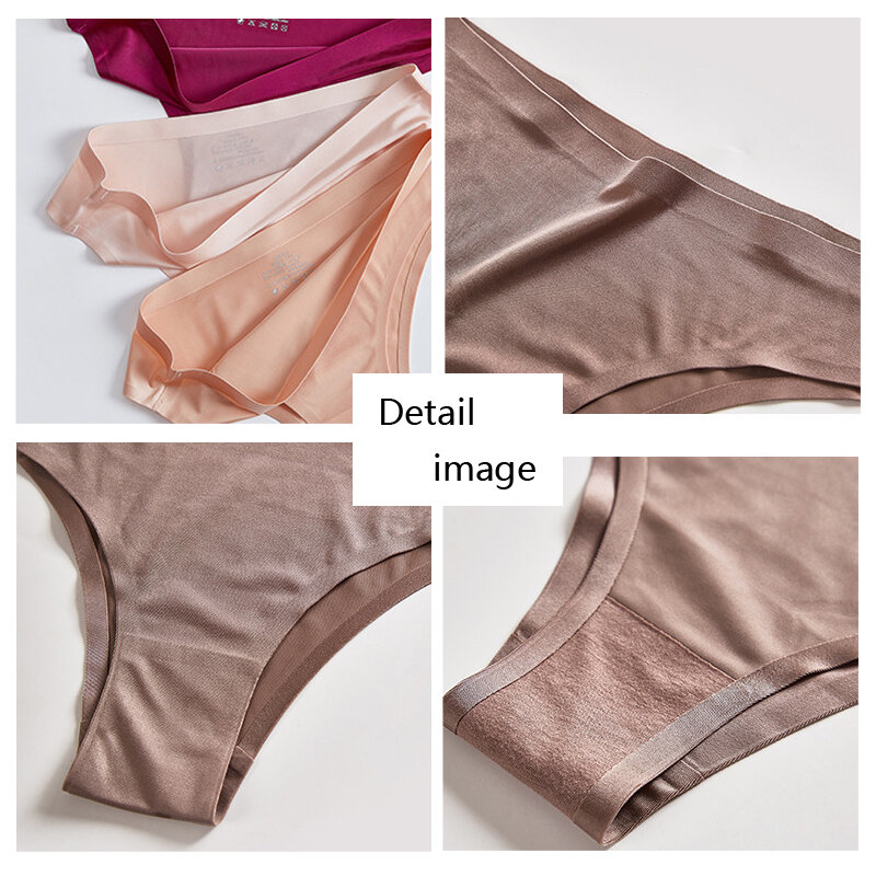 2 Pcs Panties Women Underwear Sexy Sports Seamless Female Lingerie T-back G-string Thong Hot Cotton Briefs
