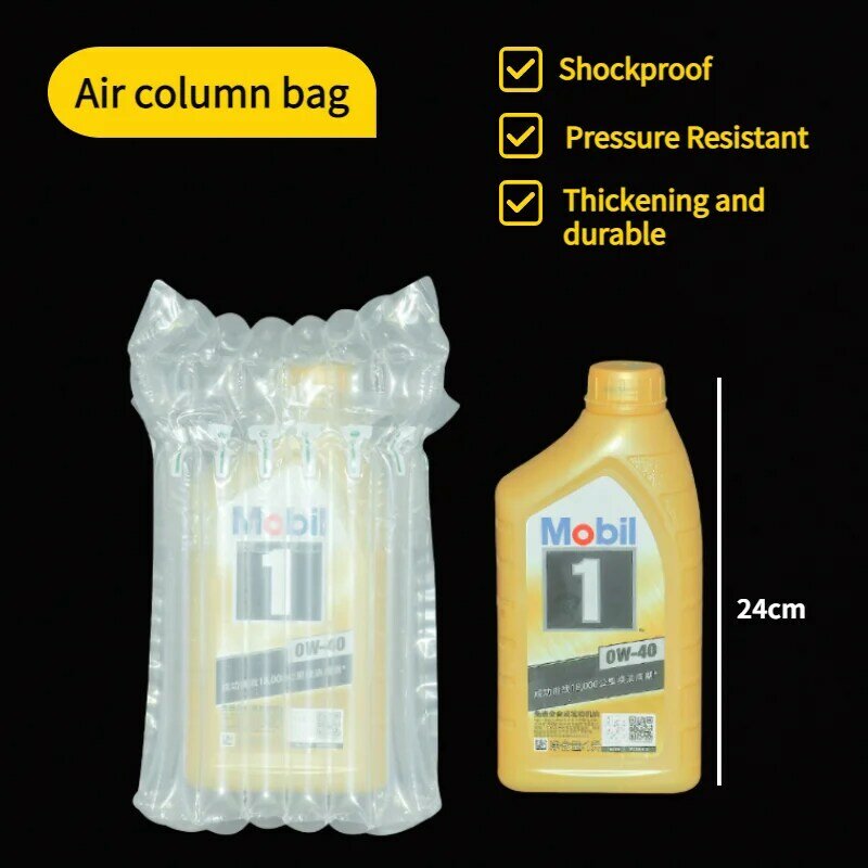 Engrosada acolchado protector bolsa para columna de aire de aceite detergente Paquete de transporte a prueba de golpes a prueba y Anti-caída de envoltura de burbuja