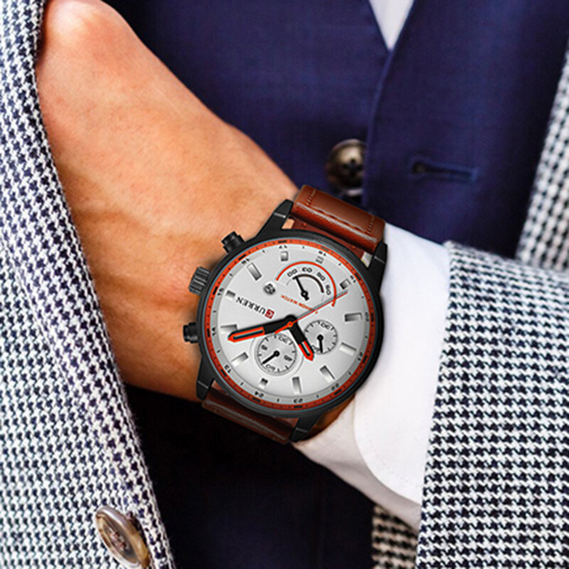 CURREN orologi sportivi da uomo di lusso delle migliori marche moda Casual orologio al quarzo uomo orologio da polso militare orologio da uomo Relogio 8217