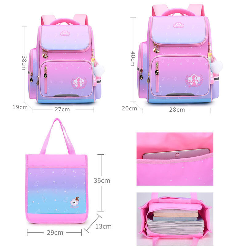 Schöne Prinzessin Mädchen Rucksäcke Licht Gewicht Schule Taschen für Studenten Große Kapazität Kinder Rucksack Kinder Taschen Mochilas