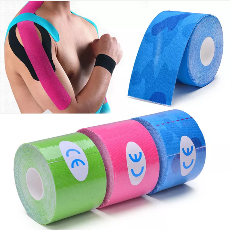 10M 503825mm algodón médico Premium cinta adhesiva deporte encuadernación músculo elástico vendaje tensión soporte para lesiones Primeros Auxilios 