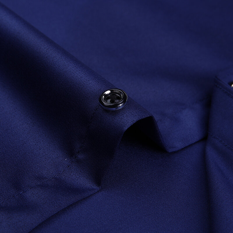 Dudalinas – chemises décontractées à manches courtes pour hommes, slim fit, grande taille, vêtements d'affaires, Spandex, Fiber de Polyester, 2020