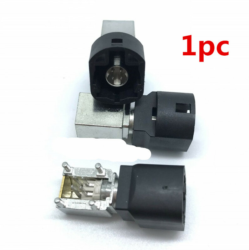 1pç conector para veículo hsd4 a/z, conector de alta velocidade 2g 4pin90 graus