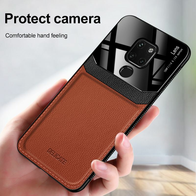 For huawei mate 20 lite leather case of huawei mate 20 pro case soft phone cover for huawei mate 30 lite case mate 20x cover