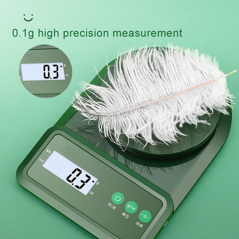 Household Kitchen Scale Electronic Digital Scale Mini scales Food Diet Coffee Stainless Steel Weight Kitchen Accessories