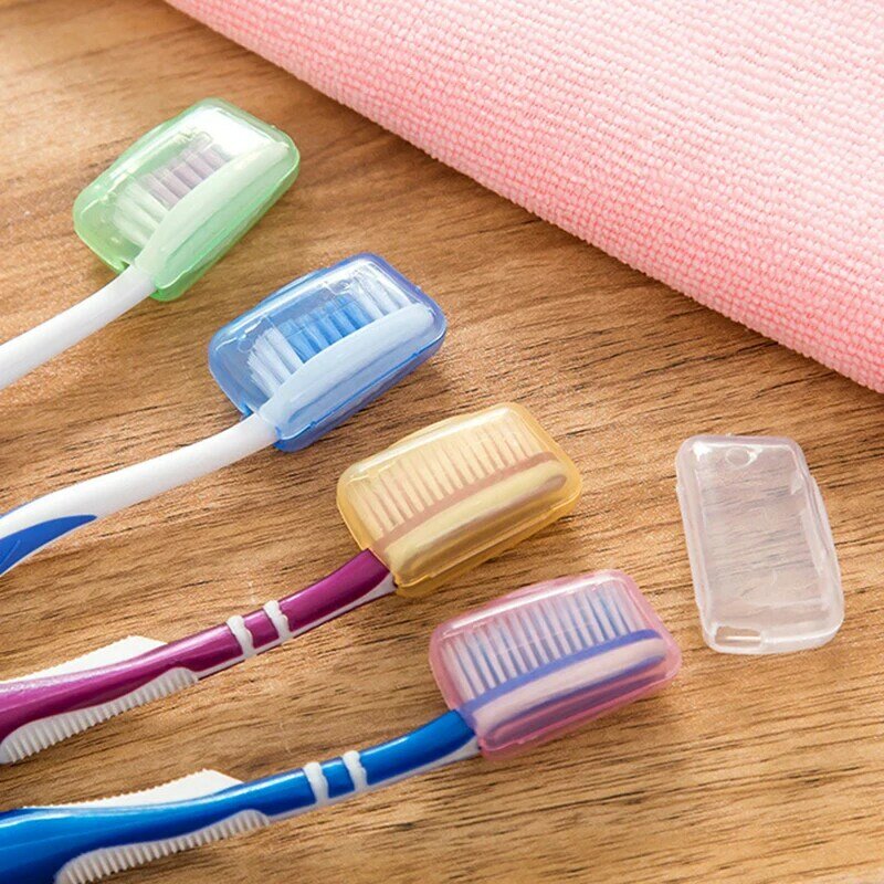 5ชิ้น/เซ็ตแปรงสีฟันแบบพกพาผู้ถือ Travel Hiking Camping หมวกแปรงกรณี Germproof Toothbrushes Protector สำหรับกลางแจ้ง