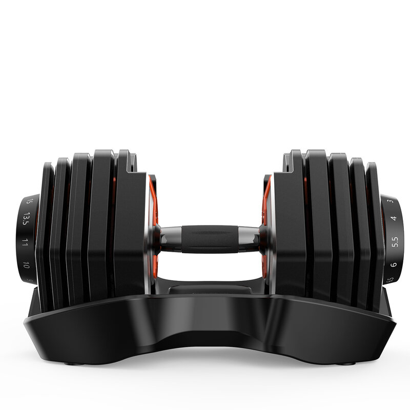 Nuovi manubri regolabili in peso per allenamento Fitness manubri tonificare la forza e costruire i muscoli 5-52.5lbs