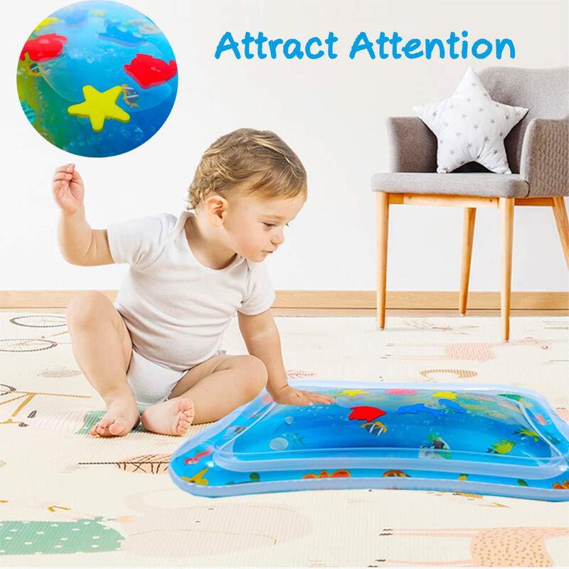 2020 aufblasbare Kleinkinder Tummy Zeit Aktivität Matte Baby Spielen Wasser Matte Spielzeug für Baby Spaß Aktivität Spielen Center Baby Kleinkind spielzeug