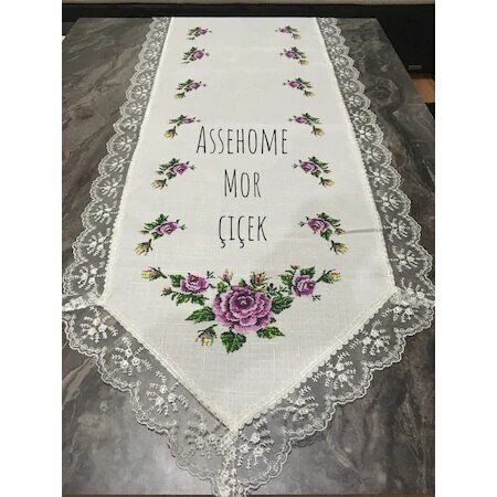 Mantel con estampado digital de punto de cruz para decoración mesa de boda, mantel impermeable, cubierta de mesa