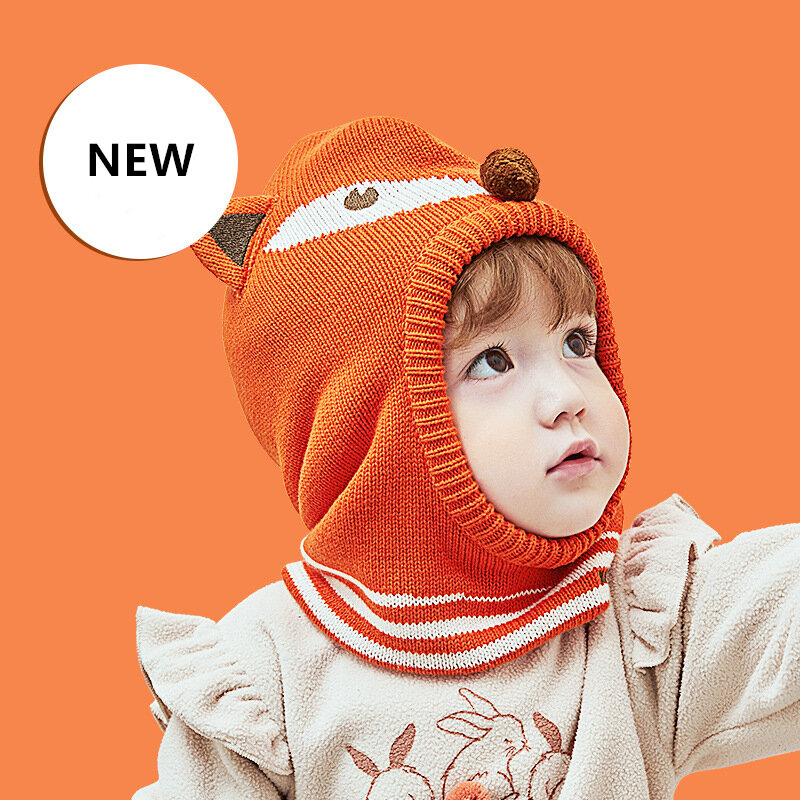 Kocotree – chapeau et écharpe d'hiver pour bébé, lot de 2 pièces, bonnet chaud pour garçon et fille