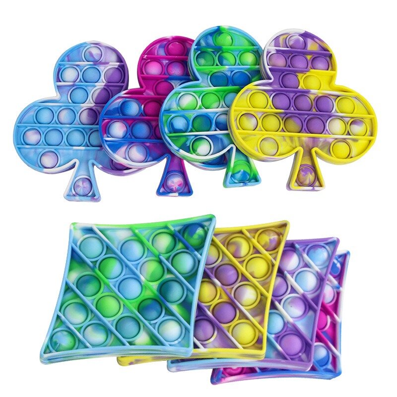 Push Blase Zappeln Spielzeug Erwachsene Stress Relief Sensorischen Spielzeug Antistress Fidgets Bord Weiche Squishy Blase Anti-Stress Spiel