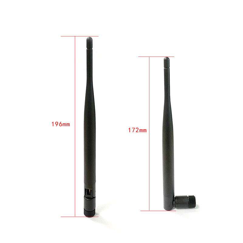 2,4 Ghz 6dbi antena Wifi de alta ganancia SMA macho conector SMA omnidireccional 2,4G antena 196mm Wifi antena para portátil