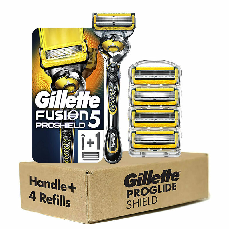 มีดโกนใบมีดเทปเครื่องสำหรับโกนหนวดสำหรับ Gillette Fusion 5 Proshield คู่มือมีดโกนหนวดสำหรับใบมีดและหัว