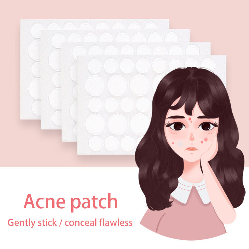 Acne and Concealer Patches Pimple Healing Patch Invisible Spot Absorbing Cover Skin Protective Stickers 8 mm 12mm 24/36 Dots