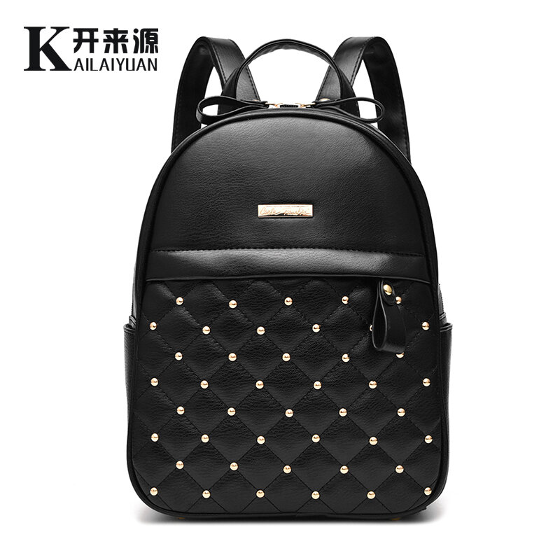 100% Genuine leather Women backpack 2021 New shoulder bag new students fashionable Korean Korean female package