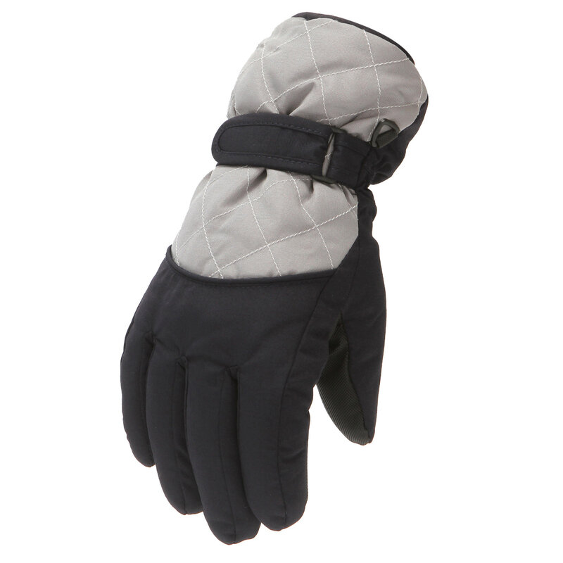 Zimowe rękawiczki dla dzieci chłopcy dziewczęta śnieg wiatroszczelne rękawiczki rowerowe rowerowe Outdoor Camping narty sportowe ciepłe rękawiczki 9-14 lat