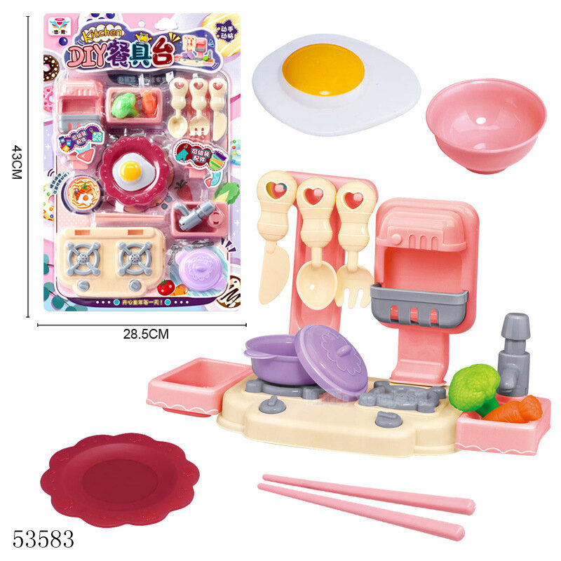 Mini ของเล่นเล่นผลไม้และผักเกมเครื่องครัว Cookin ของเล่นเพื่อการศึกษาเด็กหญิง