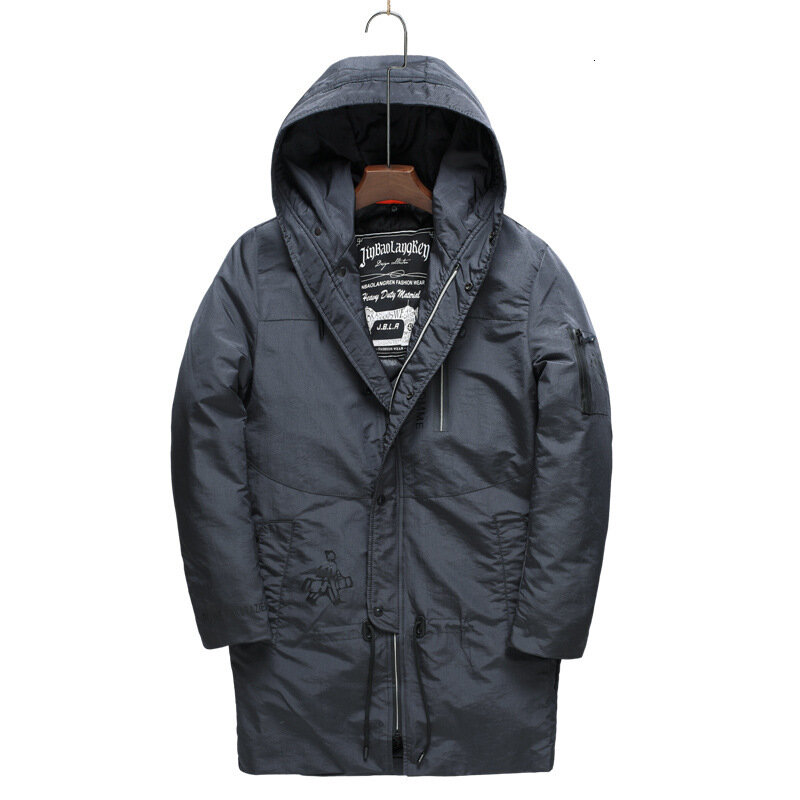 Manteau Long rembourré en coton pour homme, vêtement qui garde au chaud, ample, 2019