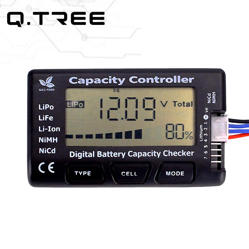 RC CellMeter-7 Digital Controller Tester For Battery Capacity Checker LiPo LiFe Li-ion NiMH NiCd CellMeter7
